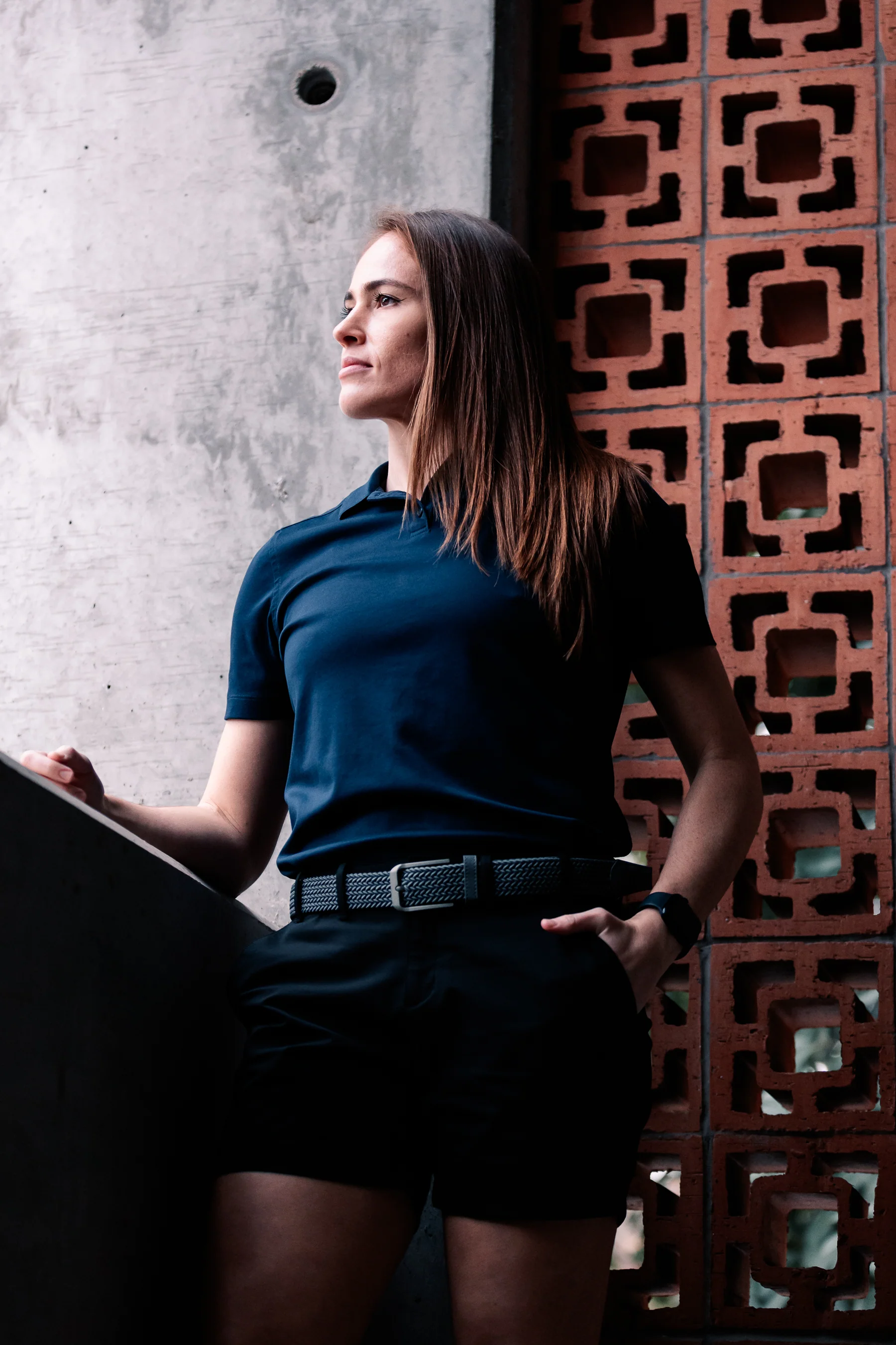 Hybrid Classic Polo - Navy - Image 7