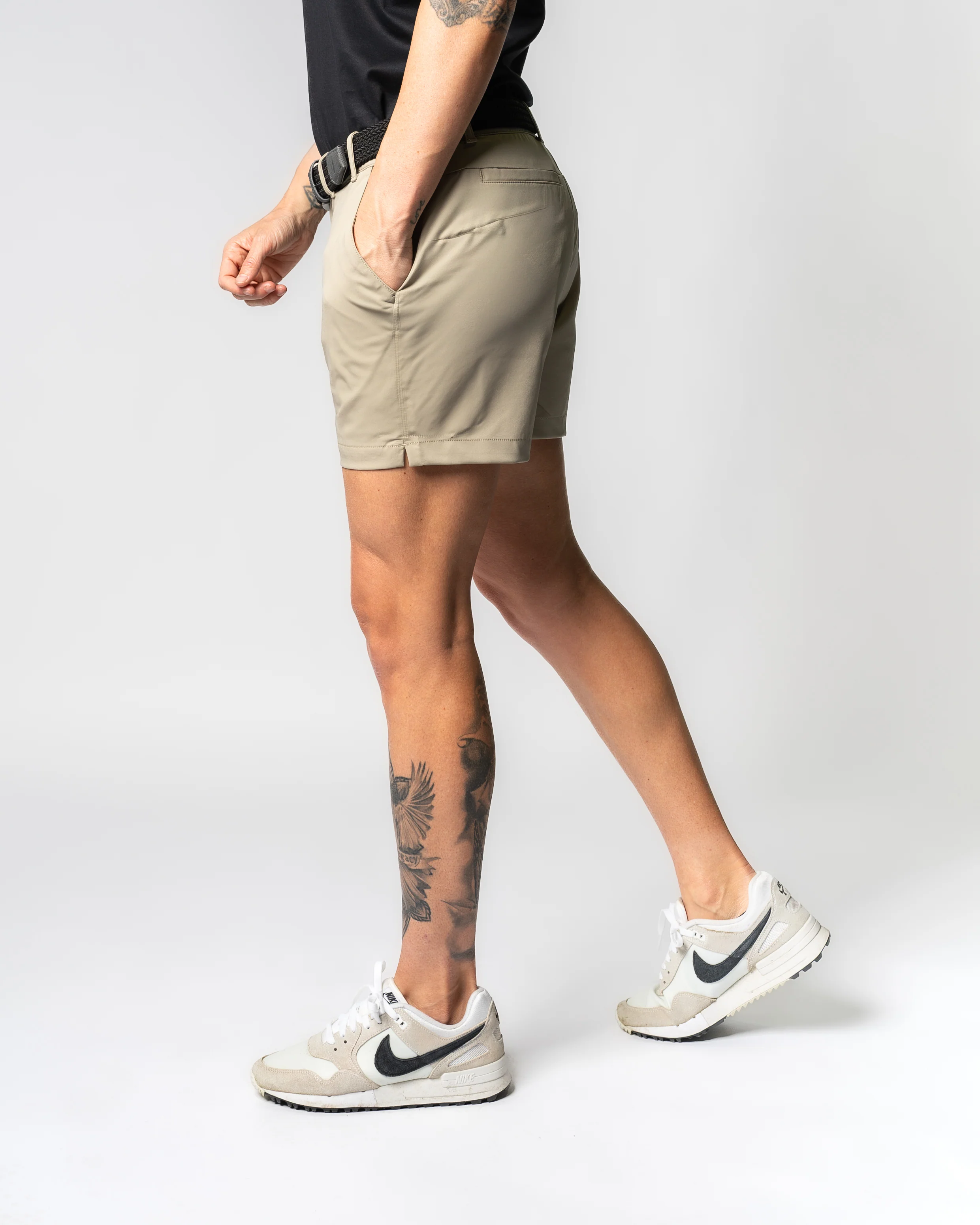 HYBRID SHORTS - KHAKI - Image 4